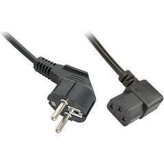 Kabel zasilający Lindy CEE 7/7 wtyczka kątowa, 5m (30309)
