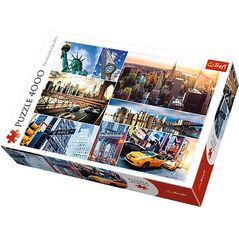 Trefl Puzzle 4000elementów Nowy Jork kolaż