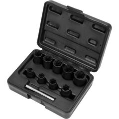 Yato Zestaw wykrętaków do obrobionych śrób 3/8" 10-19mm 10szt. (YT-0603)