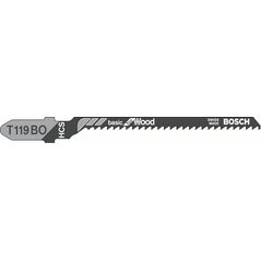 Bosch Brzeszczot do wyrzynarek Basic for Wood 83mm T 119 BO 5szt. 2608630310