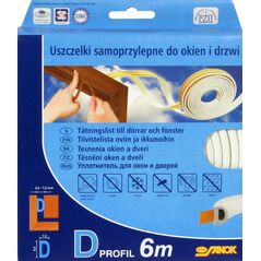 Stomil Sanok Uszczelka gumowa 6m E biała 1szt. (04031-006)