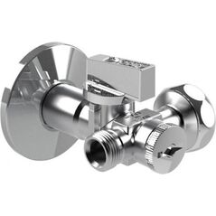 Arco Zawór kątowy Dual z ﬁltrem bez nakrętki antykamienny 1/2"x3/8"x3/4"  (DUAL29)