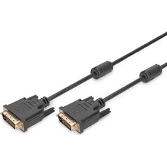Kabel Digitus DVI-D - DVI-D 2m czarny (AK-320101-020-S)