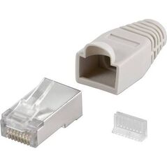 Goobay Wtyk teleinformatyczny RJ45 kat.5e FTP z osłonką (68746)