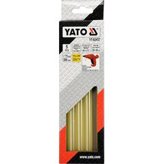 Wkłady klejowe Yato 11 mm x 200 mm żółte 5 szt. YT-82437