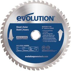 Evolution Piła widiowa TCT do cięcia stali 230mm 48z (EVO-230-48-S)
