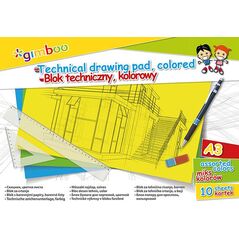 Gimboo Blok techniczny A3 10k mix kolorów