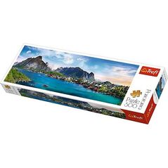 Trefl Puzzle, 500 elementów. Panorama - Archipelag Lofoty, Norwegia (GXP-645436)