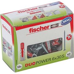 Fischer Kołek uniwersalny z wkrętem krzyżowym 6 x 30mm 50szt. (535459)