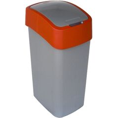 Kosz na śmieci Curver Pacific Flip do segregacji uchylny 50L czerwony (CUR000176)