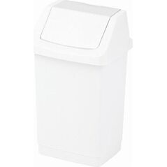 Kosz na śmieci Curver Click-It uchylny 50L biały (CUR000279)