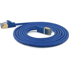 Wantec Wantec Extra dünnesCat.7 RohCable SSTP Patch Cable - 0,25 m - Cat.7 RohCable - S/FTP (S- STP) - RJ- 45 - RJ- 45 - blue (7129)
