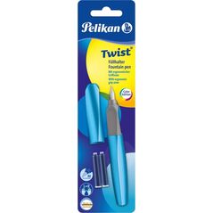 Pelikan Pióro wieczne Twist P457 M Frosted Blue+2naboje bl