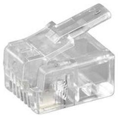 MicroConnect Wtyk modułowy RJ11 6P4C, 10szt (KON501-10R)