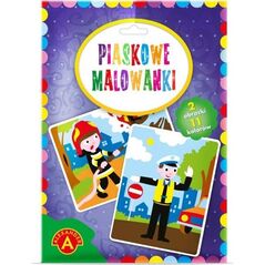 Alexander Piaskowe malowanki - Policjant i Strażak