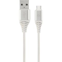 Kabel USB Gembird USB-A - USB-C 2 m Biały (CC-USB2B-AMCM-2M-BW2)