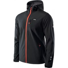 Kurtka męska Elbrus SOFTSHELL IVER BLACK/SPICY ORANGE/ASPHALT XXL