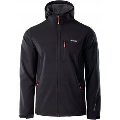 Kurtka męska Hi-Tec Caen czarno-pomarańczowa r. 2XL