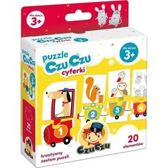 Czuczu Puzzle cyferki 3+