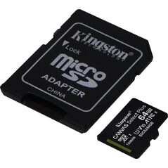 Karta Kingston Canvas Select Plus MicroSDXC 64 GB + 64 GB + 64 GB Class 10 UHS-I/U1 A1 V10 (SDCS2/64GB-3P1A                )