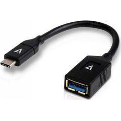 Adapter USB V7 USB-C - USB Czarny  (V7U3C-BLK-1E)