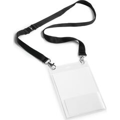 Durable DURABLE Event-Namensschild A6 mit Textilband Duo 10 St schw