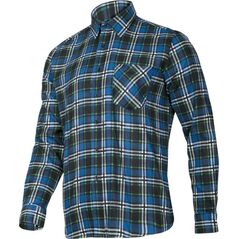 Lahti Pro koszula flanelowa niebieska, 120G/M2, "3XL" (LPKF33XL)