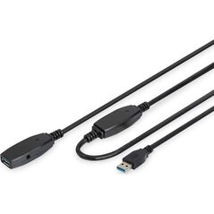 Kabel USB Digitus 10 m Czarny (DA-73105)