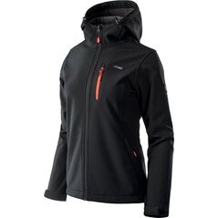 Elbrus SOFTSHELL IVER WO'S BLACK/SPICY ORANGE/ASPHALT S