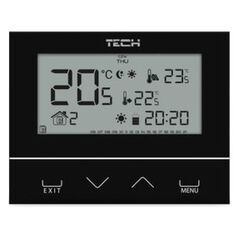 Tech Sterownik ST-292V3 pokojowy przewodowy dwustanowy L-5 (3 mm szkło) czarny