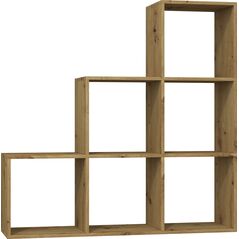 Topeshop REGAŁ KOMOROWY SCHODKOWY POZIOMOWY STEP RS-30 DĄB ARTISAN