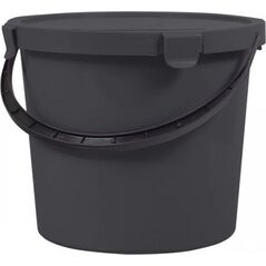 Plast Team Wiadro z pokrywą Berry Szare 10l PlastTeam