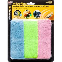 Moje Auto Moje Auto ściereczki z mikrofibry - zestaw 3 szt uniwersalny
