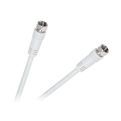 Kabel Cabletech Antenowy (F) 1.8m biały (KPO2288)