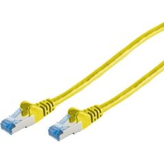 Patchkabel CAT6a RJ45 S/FTP 0,5m yellow