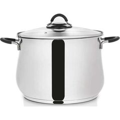 Orion Garnek stalowy Dalie z pokrywką 26cm 10.6l
