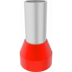 Elpromet 100szt E10/12mm Końcówka tulejkowa izolowana 10mm2 czerwona E10-12 Elpromet 0286