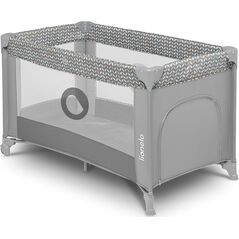 Lionelo Łóżeczko turystyczne STEFI GREY CONCRETE MULTICOLOR