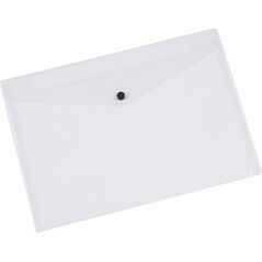 Q-Connect Teczka kopertowa Q-CONNECT zatrzask, PP, A3, 172mikr., transparentna