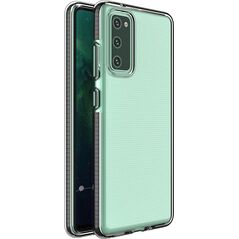 Hurtel Spring Case pokrowiec żelowe etui z kolorową ramką do Samsung Galaxy S21+ 5G (S21 Plus 5G) czarny