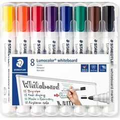 Staedtler STAEDTLER Whiteboardmarker Lumocolor 8St Box inkl. gelb!