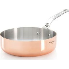 Patelnia De Buyer De Buyer Prima Matera Sauté Pan Copper/steel 24cm straight ind.