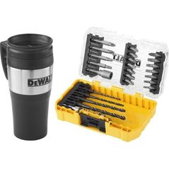 Wiertło Dewalt 25cz zest do wiercenia + kubek termiczny
