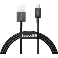 Kabel USB Baseus USB-A - microUSB 1 m Czarny (BSU2822BLK)