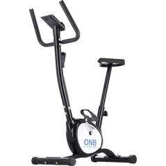 Rower stacjonarny One Fitness treningowy mechaniczny RW3011 czarno-biały