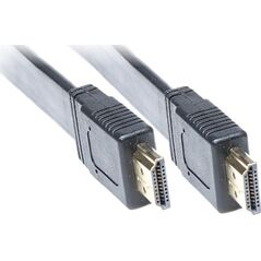 Kabel HDMI - HDMI 3m czarny (HDMI-3.0/FLEX)