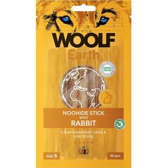 WOOLF  Woolf Earth Noohide Stick Rabbit Przysmak Dla Psa Królik Rozmiar S 85 g
