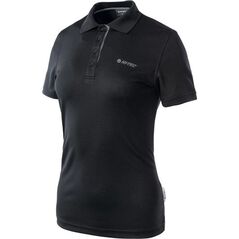 Hi-Tec POLO T-SHIRT LADY SITE BLACK/SILVER L