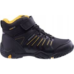 Elbrus OUTDOOR ERIMLEY MID WP TEEN BLACK/DARK TILE BLUE/ORANGE 38