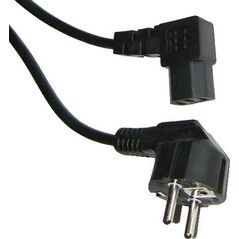 Kabel zasilający Kabel zasilający sieciowy do komputera kątowy 3m